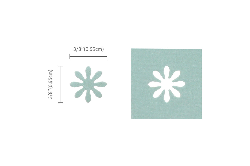 3/8 inch Daisy Shape Lever Action Craft Punch for Paper Crafting Scrapbooking