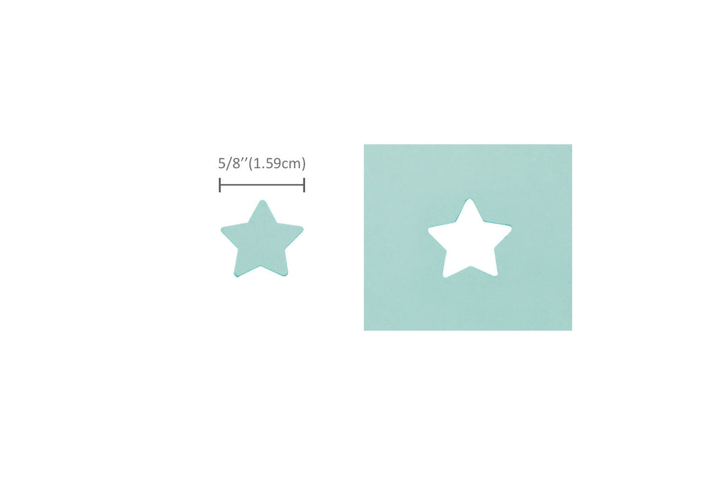 5/8 inch Star Shape, Christmas Punch, Lever Action Craft Punch for Paper Crafting Scrapbooking