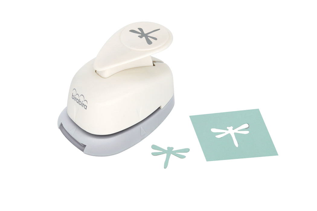 5/8 inch Dragonfly 2 Shape Lever Action Craft Punch, for Paper Crafting Scrapbooking