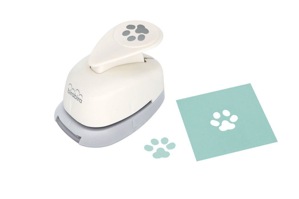 5/8 inch Paw Shape Lever Action Craft Punch, Christmas Punch, for Paper Crafting Scrapbooking