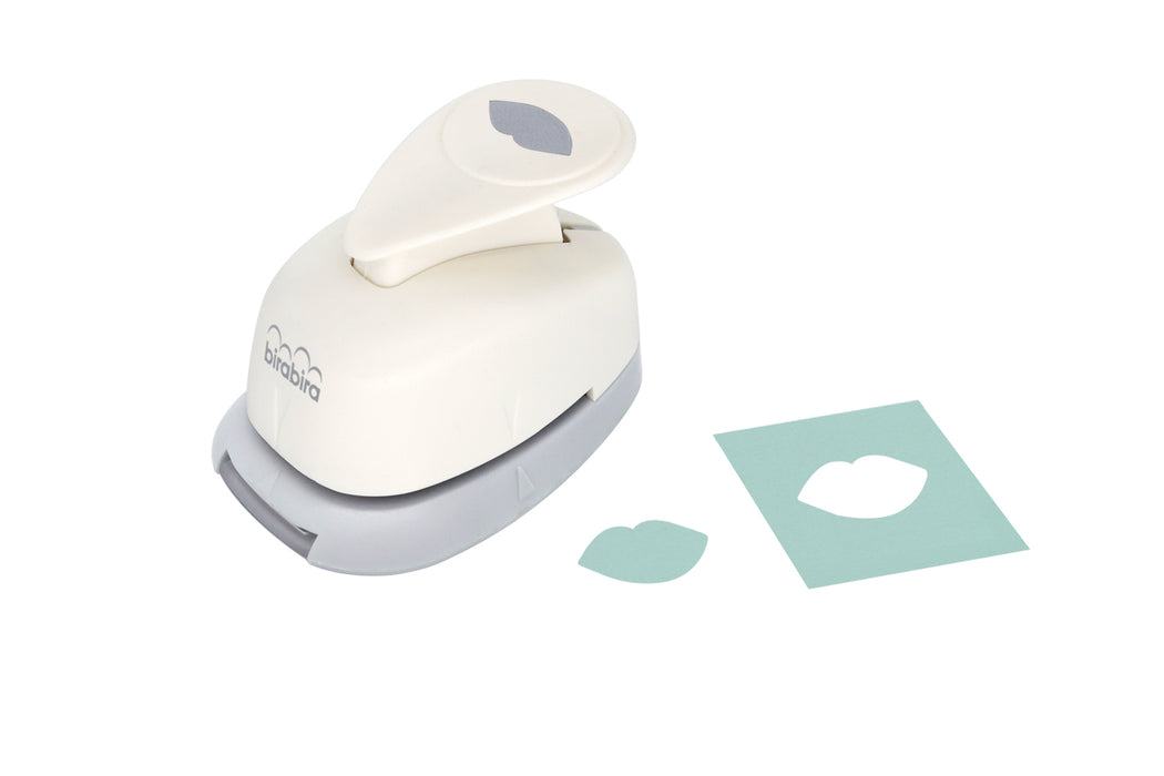 5/8 inch Lips Shape Lever Action Craft Punch, for Paper Crafting Scrapbooking