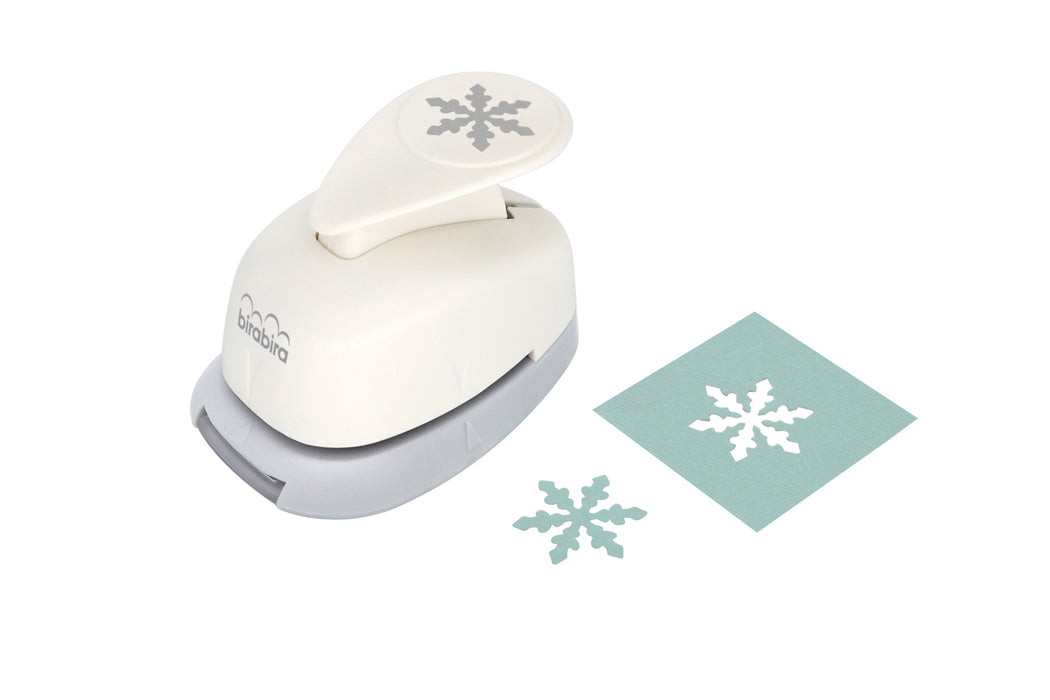 5/8 inch Snowflake 5 Shape Lever Action Craft Punch, Christmas Punch, for Paper Crafting Scrapbooking