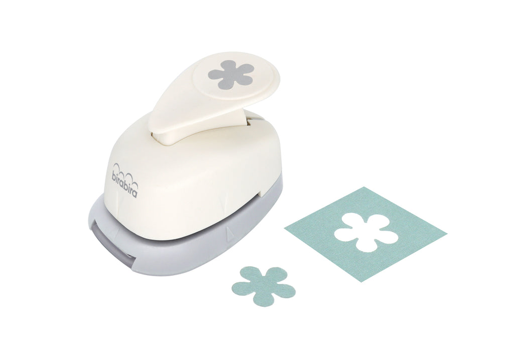 Bira Craft 5/8 inch Flower 3 Shape Lever Action Craft Punch for Paper Crafting Scrapbooking