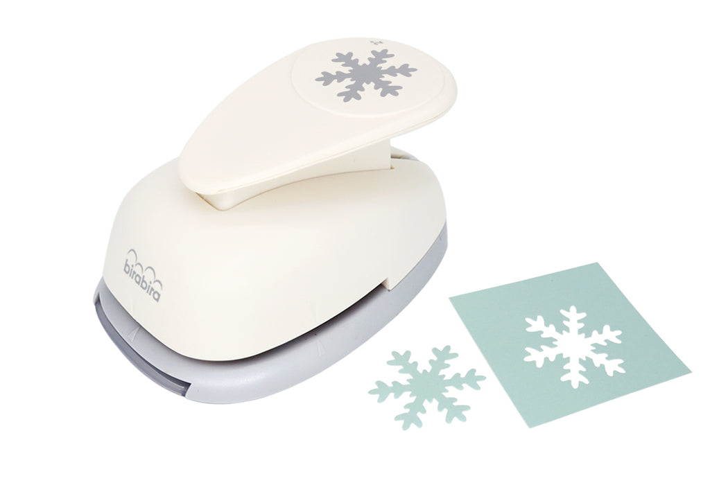 2 inch Snowflake 3 Lever Action Craft Punch Christmas Punch for Paper Crafting Scrapbooking