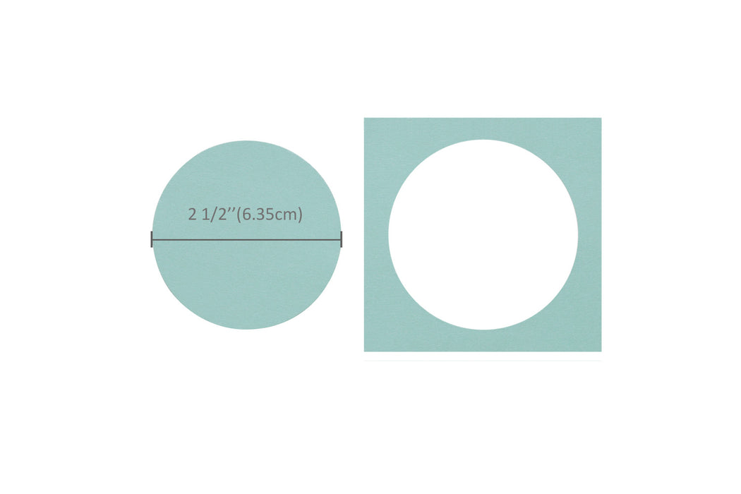 2.5 inch Circle Lever Action Craft Punch for Paper Crafting Scrapbooking