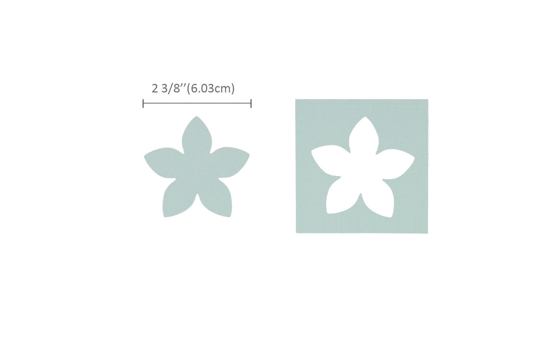 2.5 inch Petal flower Lever Action Craft Punch for Paper Crafting Scrapbooking
