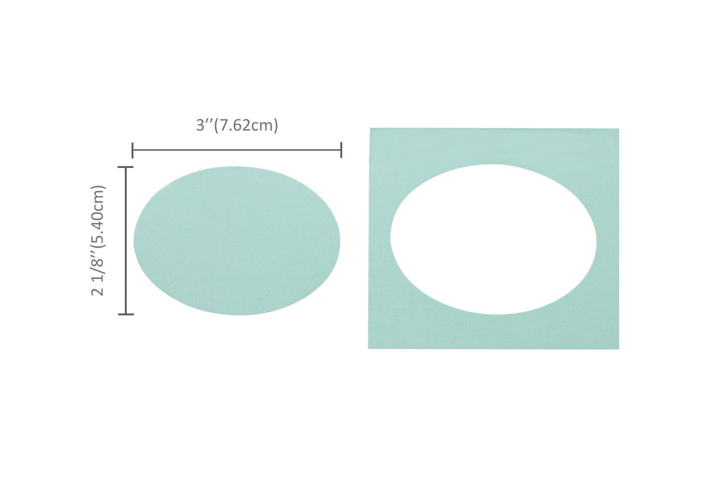 3 inch Oval, Easter Egg Punch, Lever Action Craft Punch for Paper Crafting Scrapbooking