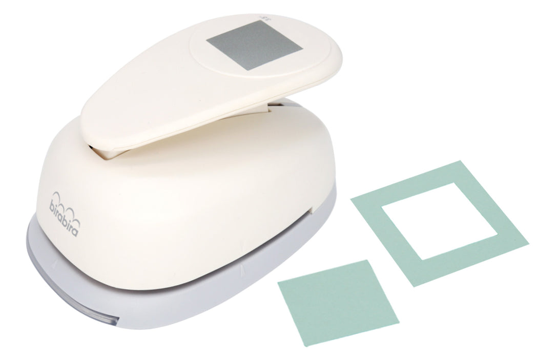 2.5 X 2.5 inch Square Lever Action Extra Large Craft Punch for Paper Crafting Scrapbooking (3.5 inch Square measured diagonally)