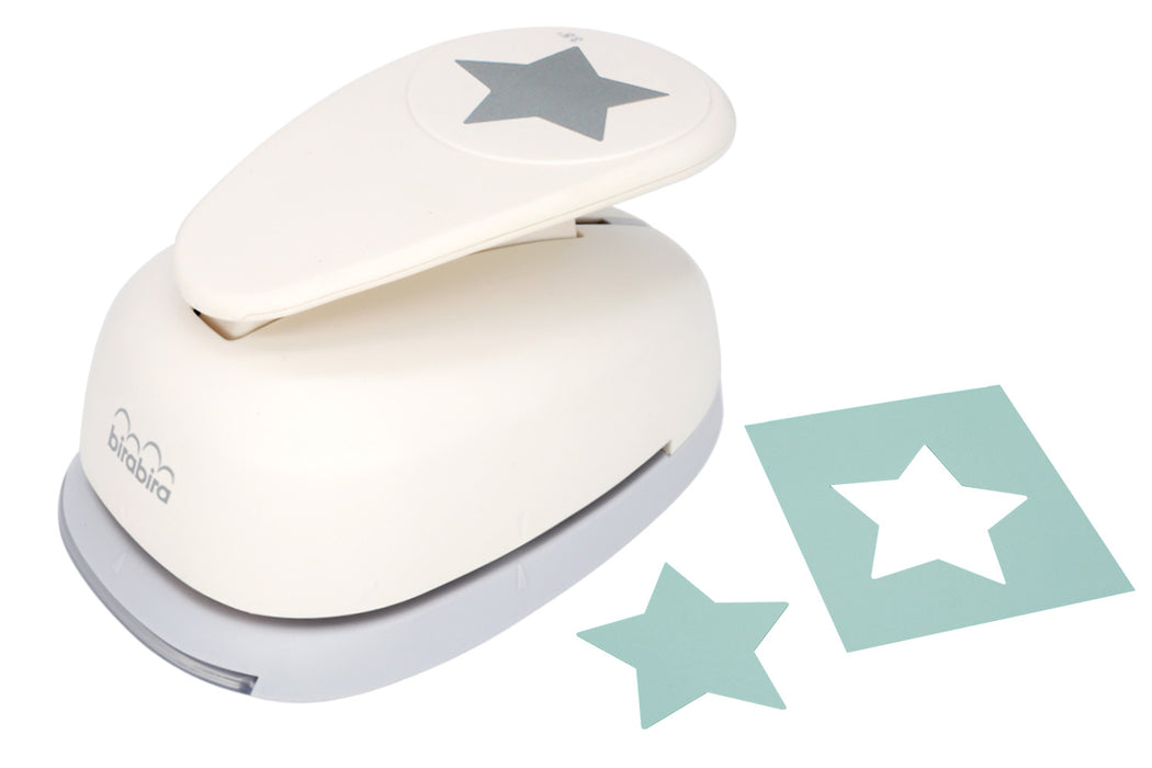 3.5 inch Star Lever Action Craft Punch, Christmas Punch for Paper Crafting Scrapbooking