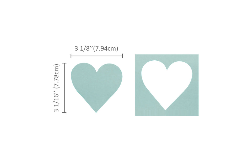 3.5 inch Heart 7 Lever Action Craft Punch,Valentine's Punch for Paper Crafting Scrapbooking