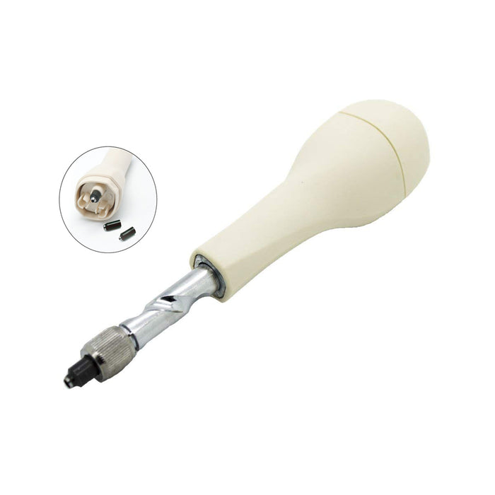 3 Tips 2mm, 3mm, 4mm Screw Punch, Anywhere Punch, Oversized Soft Grip Handle for Circular Holes Paper