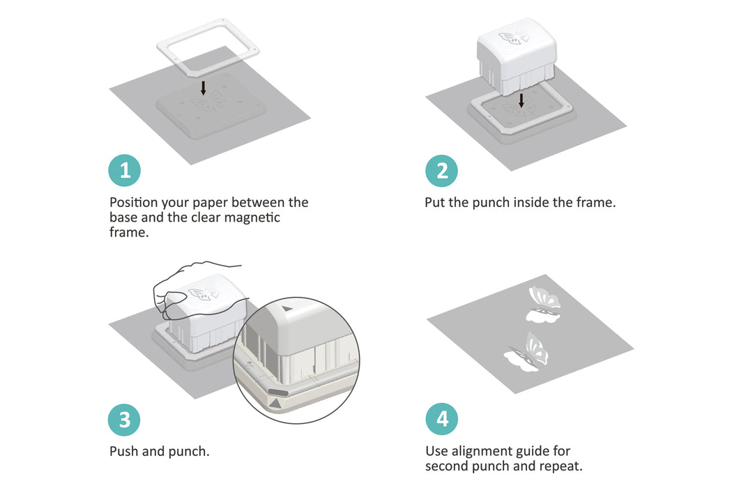 Butterfly Anywhere Punch , All Over The Page Craft Punch