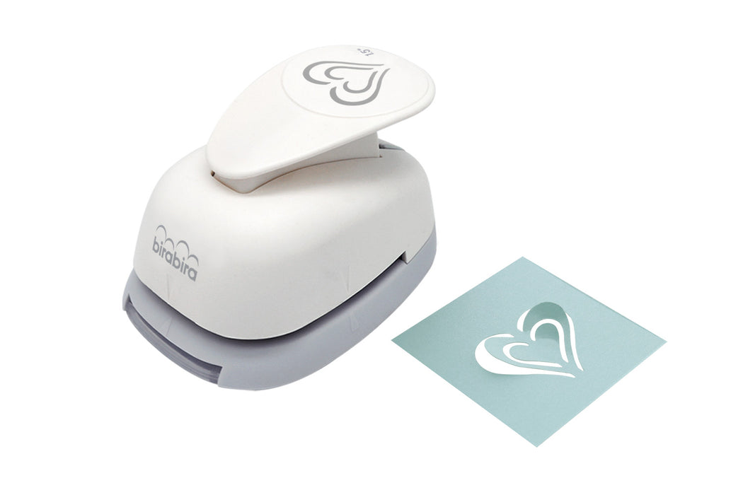 1.5 inch 3D Heart punch, Valentine’s Day Punch, Lever Action Craft Punch for Paper Crafting Scrapbooking