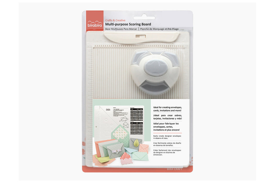 7 1/8 x 5 1/2 inch Mini Multi-Purpose Scoring Board & Bira Craft Score and Fold Tool