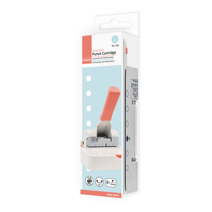 Circle Cartridge, 6 holes 5mm, 2:1 Pitch for Bira Craft and 10768386 Recollections Punch and Binding Machine.