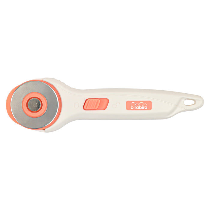 45mm Rotary Cutter, Straight Cut, Premium Steel Stick Fabric Cutter Cuts Through Multiple Layers, Sewing and Quilting Tools
