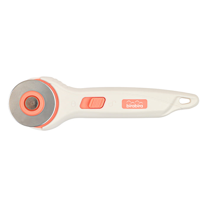 45mm Rotary Cutter, Straight Cut, Premium Steel Stick Fabric Cutter Cuts Through Multiple Layers, Sewing and Quilting Tools
