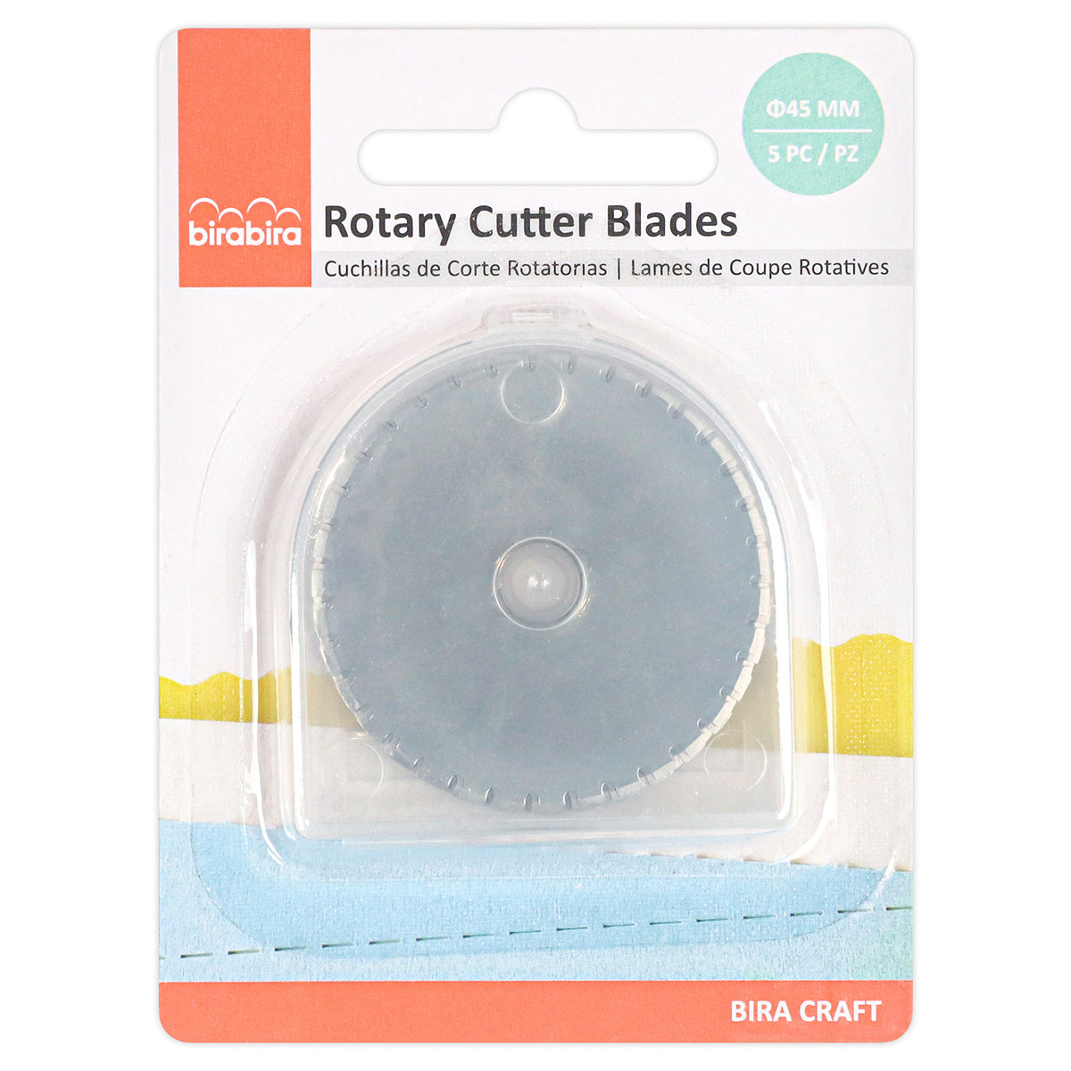 Dotted Line Cut Replacement Blades for 45mm Rotary Cutter, 5 Pack, Pre ...