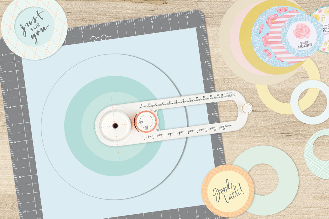 Circle Cutter with Magnets for Coupons Craft Paper and Photos Cuts Perfect Circles from 3.5 to 12 inches