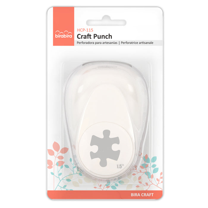 Puzzle Punch, 1.5" Lever Action Craft Punch for Paper Crafting Scrapbooking