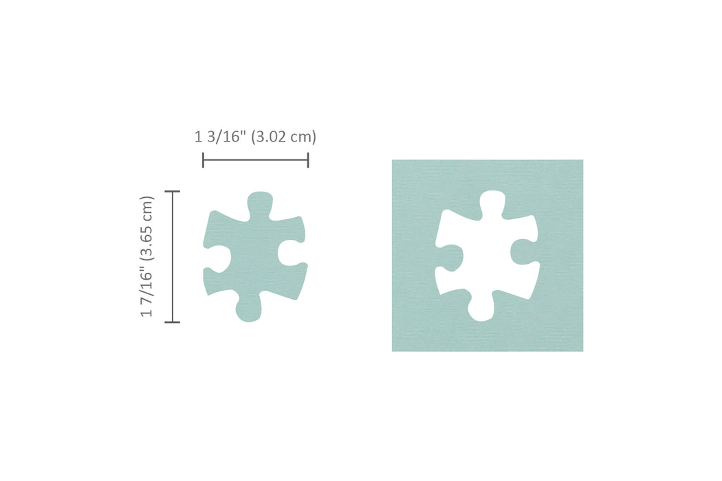 Puzzle Punch, 1.5" Lever Action Craft Punch for Paper Crafting Scrapbooking