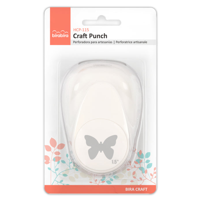 1.5 inch Butterfly 5 Lever Action Craft Punch for Paper Crafting Scrapbooking
