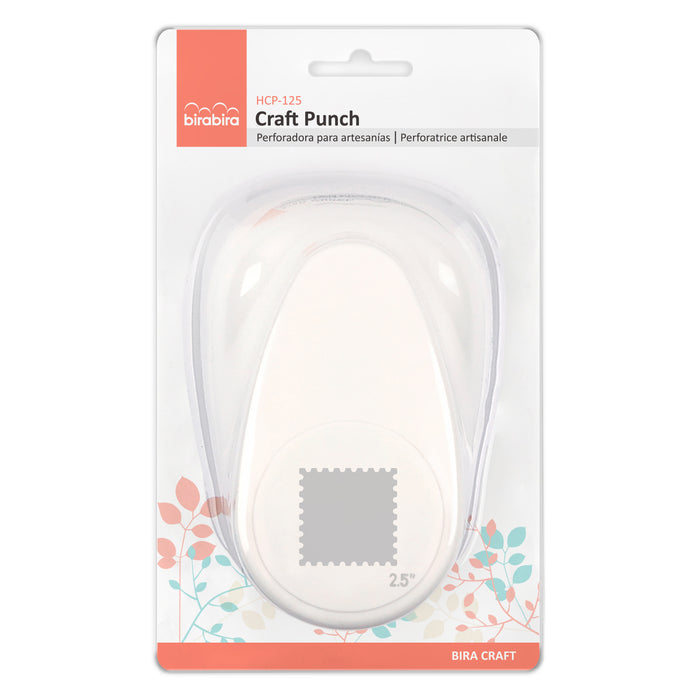 Post Stamp Punch, 1 3/4" x 1 3/4", Lever Action Craft Punch for Paper Crafting Scrapbooking