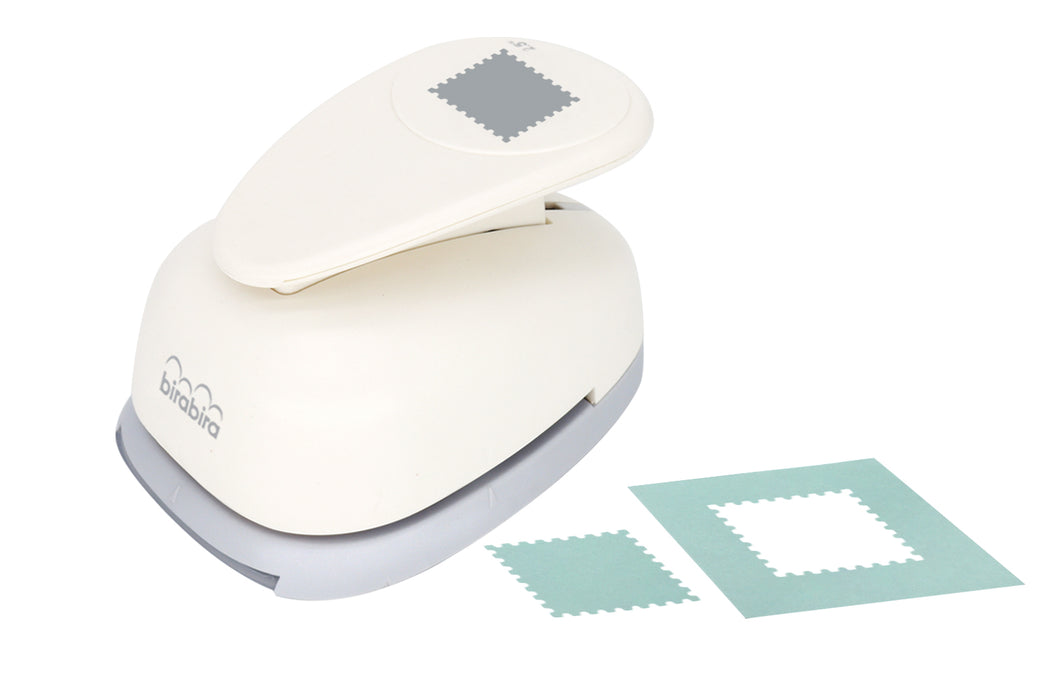 Post Stamp Punch, 1 3/4" x 1 3/4", Lever Action Craft Punch for Paper Crafting Scrapbooking