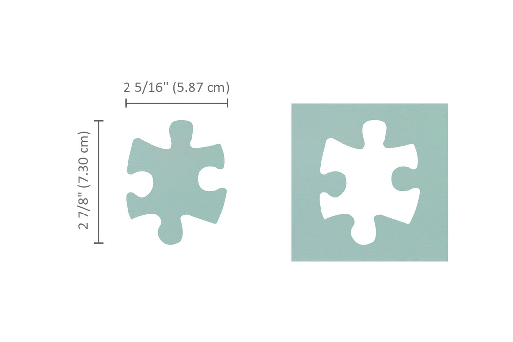 Puzzle Punch, 3 inch 76mm Punch, Hole Punch for Paper Crafting Scrapbooking & Fun Projects