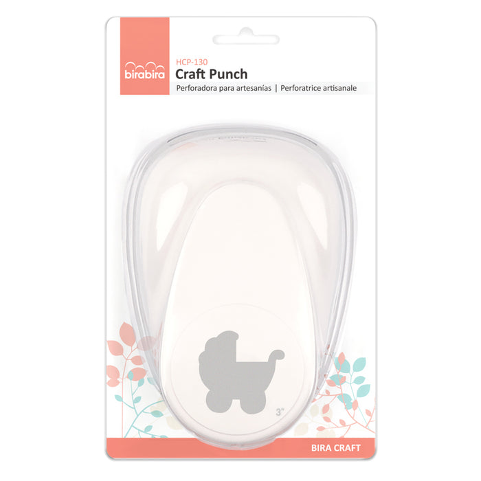 Carriage Punch, 3 inch 76mm, Baby Shower Punch for Paper Crafting Scrapbooking & Fun Projects