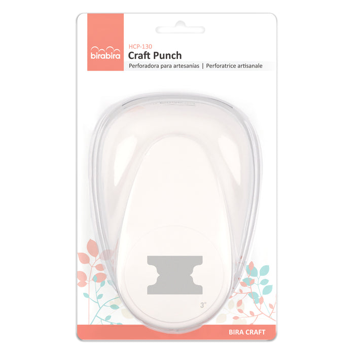 3 inch Mini File Tabs Shape Lever Action Craft Punch for Paper Crafting Scrapbooking