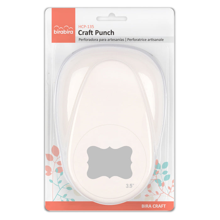 Ornate Bracket Punch, 3.5 inch 89mm Punch, Hole Punch for Paper Crafting Scrapbooking & Fun Projects