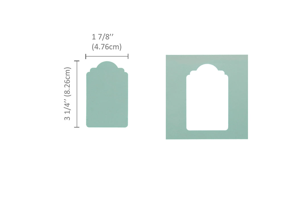 Price Tag 1, 3.5" Lever Action Extra Large Craft Punch for Paper Crafting Scrapbooking Cards Arts (3.5 inch Tag Punch Measured diagonally)