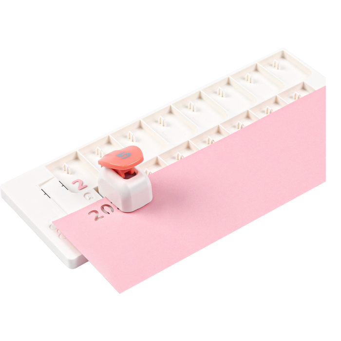 Number Punch Set, Includes numbers 0 to 9, 10 Pieces, Thumb Up Punch Set for Paper Crafting