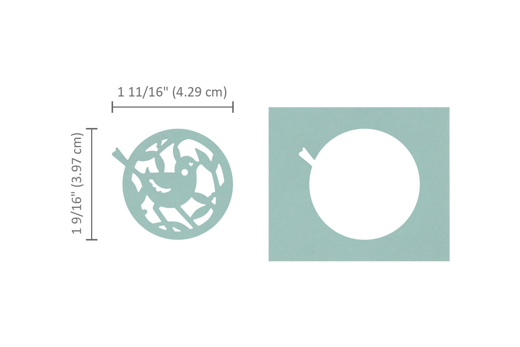 Bird Silhouette Punch, 1.5 inch Craft Lever Punch for Scrapbooking