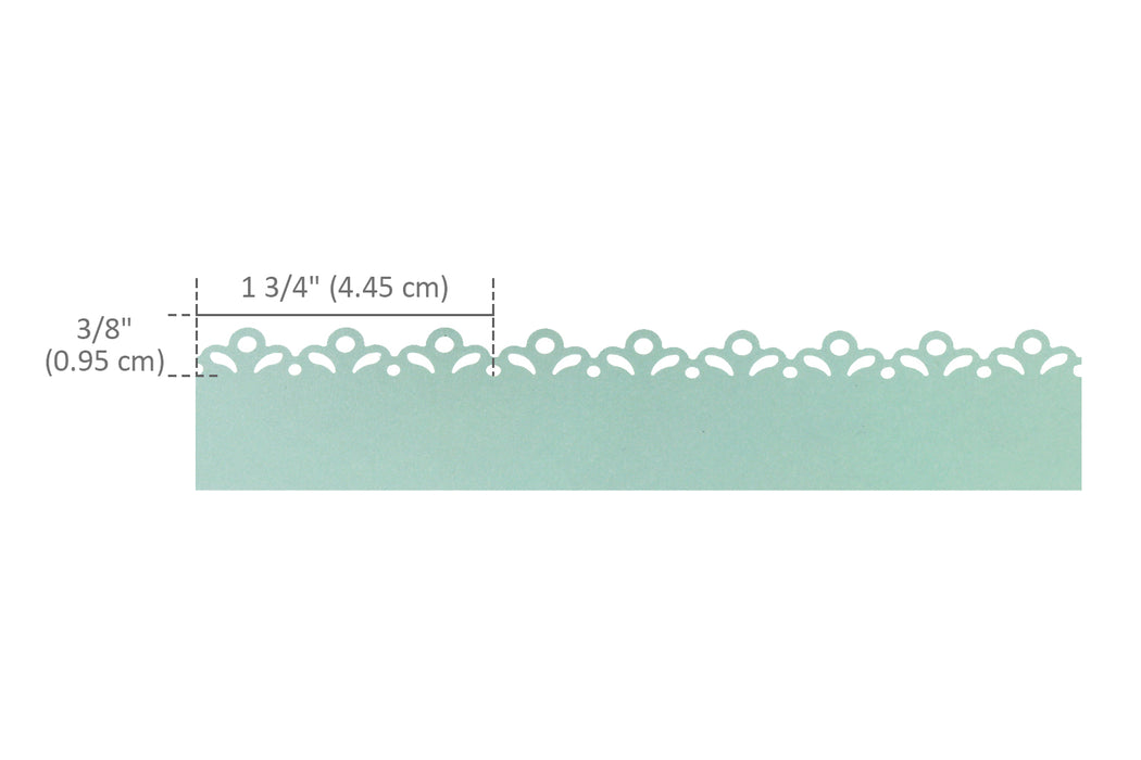 Sweet & petite Continuous Border Paper Craft Punch for Scrapbooking Cards Arts