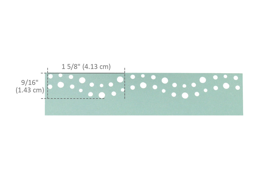 Dot Wave Continuous Border Paper Craft Punch for Scrapbooking Cards Arts