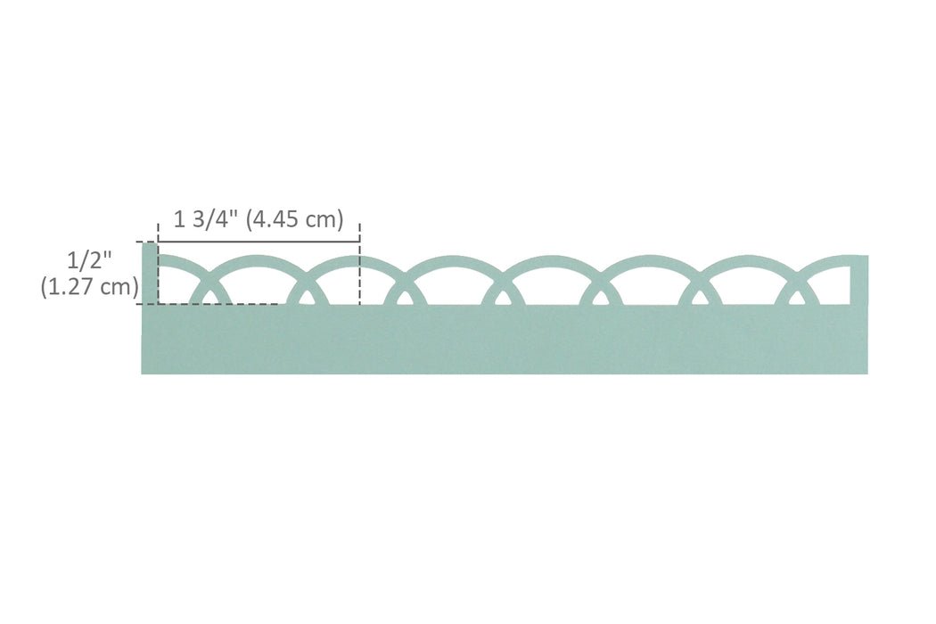 Cross Continuous Border Paper Craft Punch for Scrapbooking Cards Arts