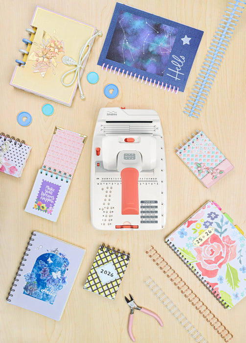 Bira Punch & Binding Tool Kit, Book Binding Machine, Spiral Binding, Wire Binding, Book Binder Machine for Bookbinding, Book Making, Spiral