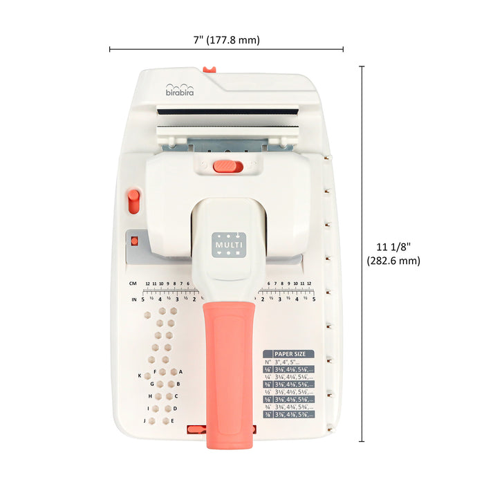 Bira Punch & Binding Tool Kit, Book Binding Machine, Spiral Binding, Wire Binding, Book Binder Machine for Bookbinding, Book Making, Spiral