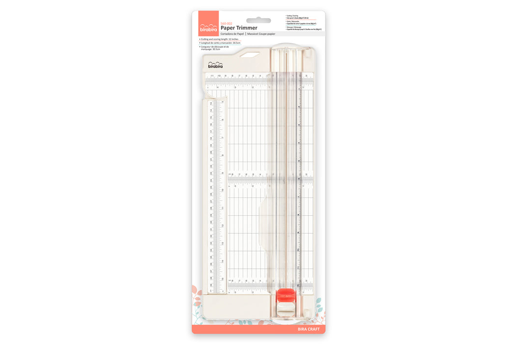 Paper Trimmer and Scorer with Swing-Out Arm, 12" x 4.5" Base, Craft Trimmer, Trim and Score Board, for Coupons, Craft Paper Photo