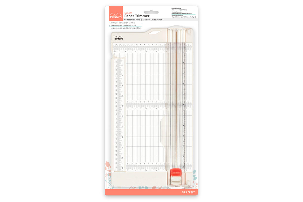 Paper trimmer and Scorer with swing-out arm, Craft Trimmer, Trim and Score Board, 6"X12", for Coupon, Craft Paper and Photo