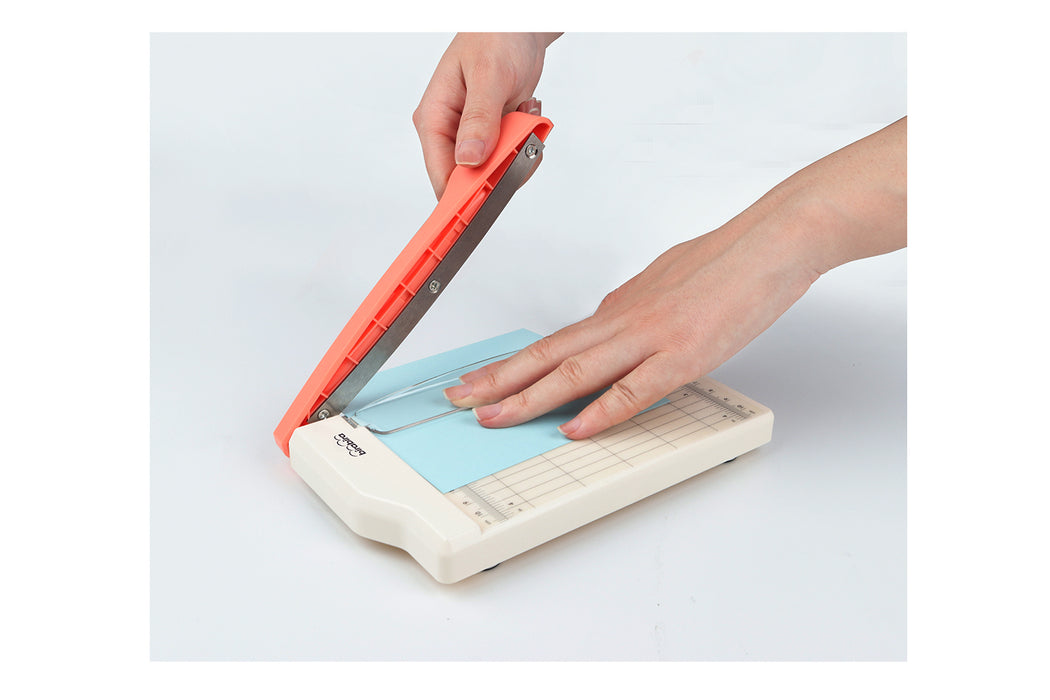 Guillotine Paper Trimmer, Guillotine Paper Cutter, 6 inch cut length, for Coupons, Paper Crafts and Photos