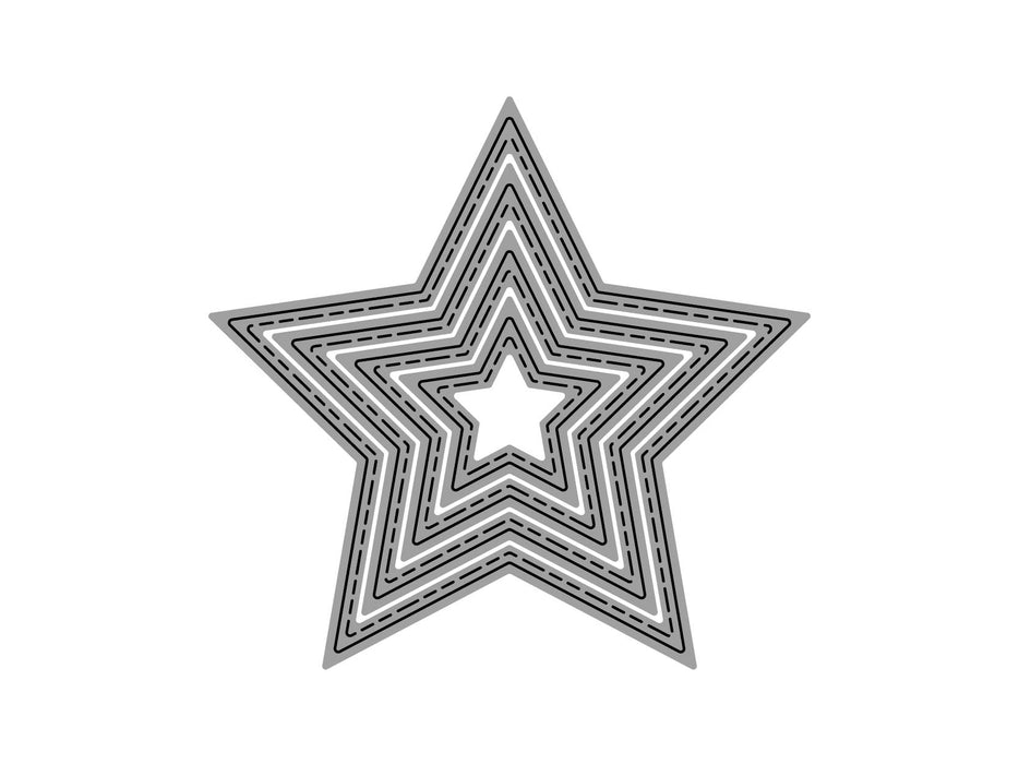 Stars Cutting Dies, Cut Dies Stencil, Assorted designs