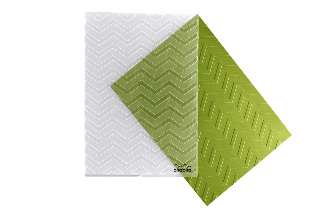 5" x 7" Zigzag Line Embossing Folder