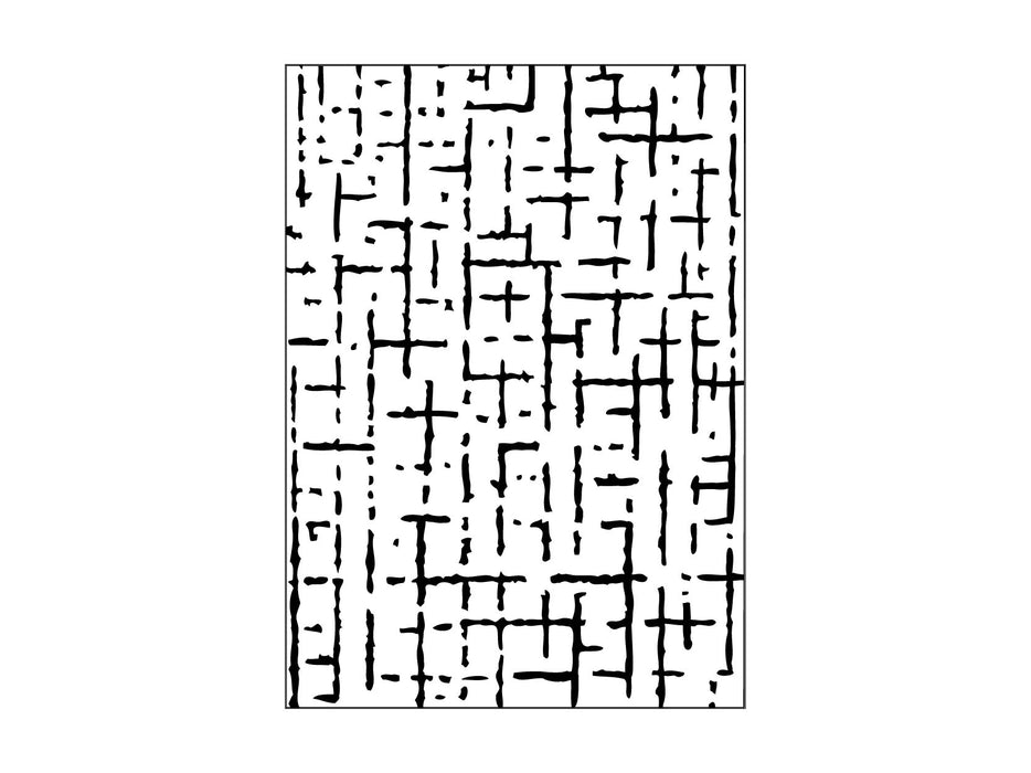 5" x 7" Wall Texture Embossing Folder