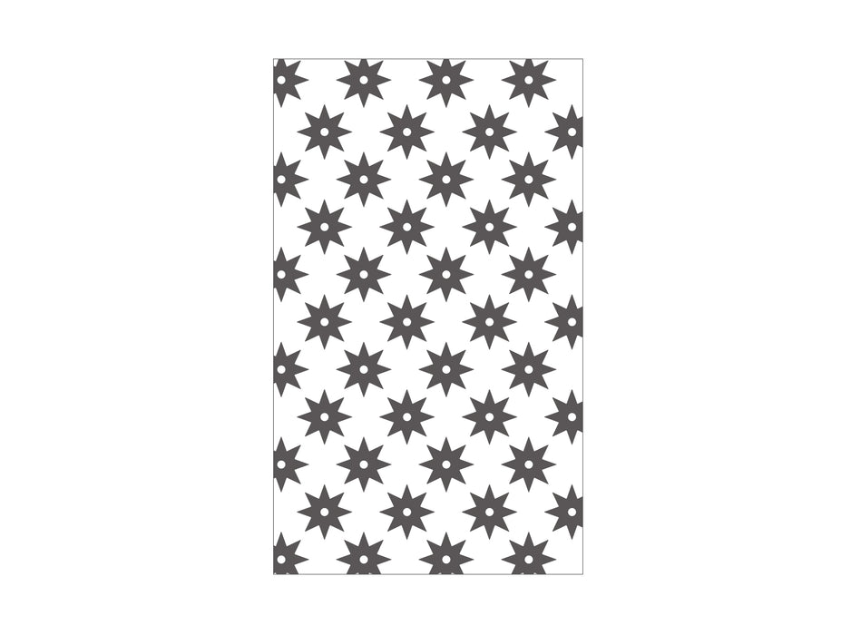 3" x 5" Eight Pointed Star Embossing Folder, Perfect for Bira Craft 3" Cutting and Embossing Machine