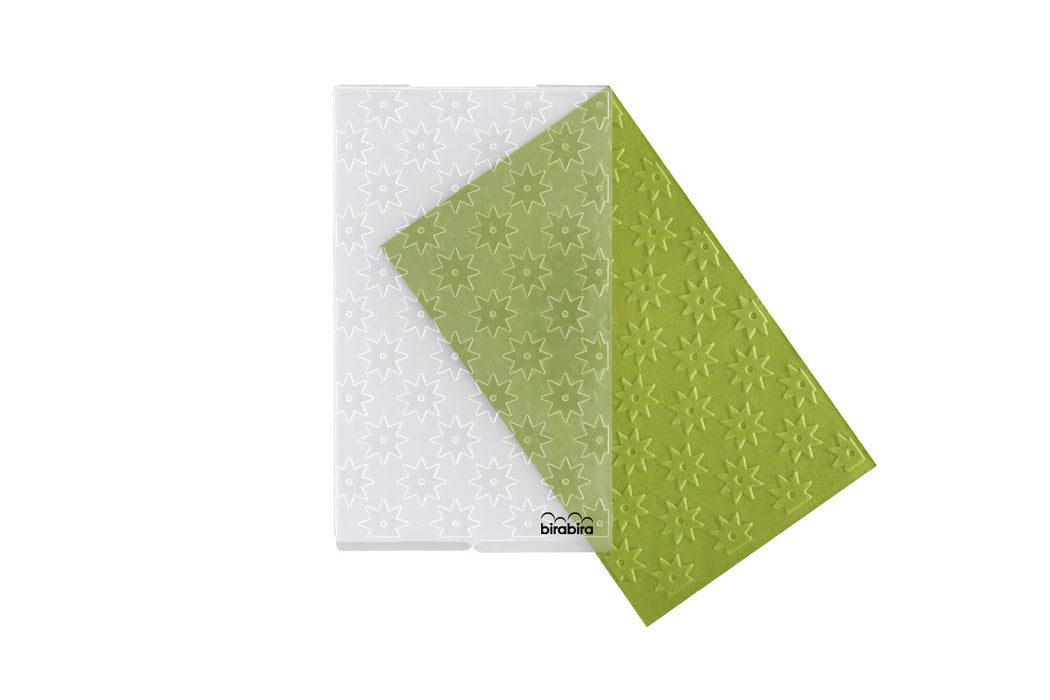 3 x 5 Eight Pointed Star Embossing Folder, Perfect for Bira Craft 3
