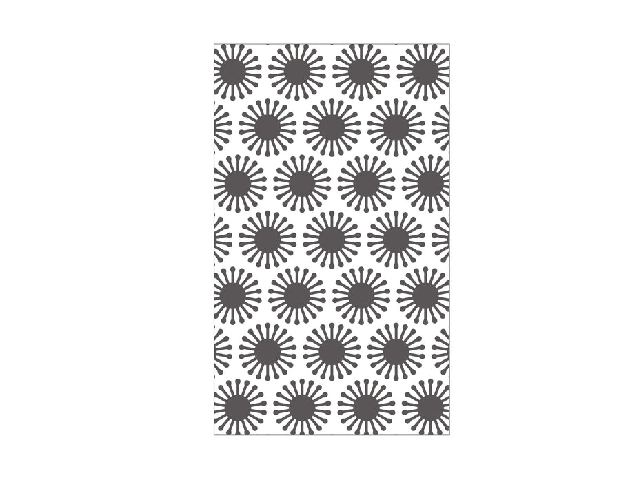 3" x 5" Blooms Embossing Folder, Perfect for Bira 3" Cutting and Embossing Machine
