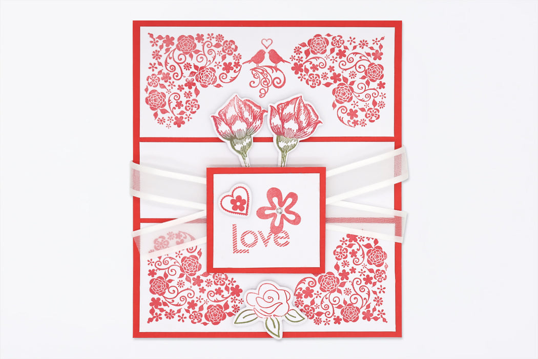 Heart Die Set with Stamps, Assorted Designs